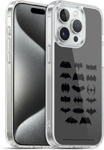 Vista 348 de Head Case Designs Funda de gel con licencia oficial de Batman DC Comics Bat Signal Logos [protección de grado militar] compatible con Apple iPhone 7