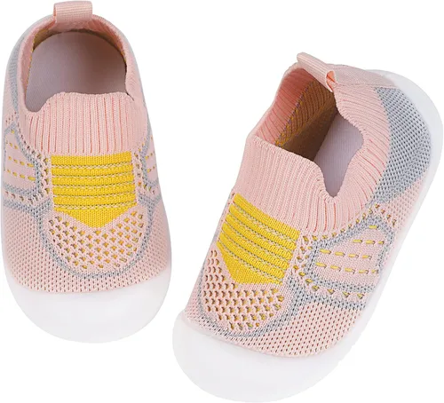 Vista 68 de Zapatos de bebé Pantuflas para niños pequeños, calcetines para niños y niñas, suela antideslizante
