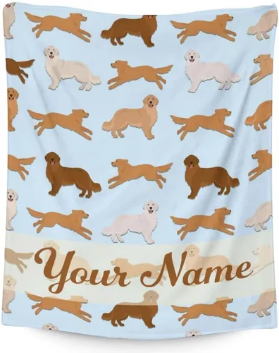 Vista 12 de Golden Retriever - Manta de regalo – 40 x 30 pulgadas, bonita manta para niños y niñas, manta negra suave y mullida para regazo y silla