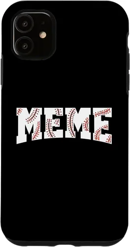 Vista 8 de Baseball Meme Grandma Gift for Grandon's Game Day Case for iPhone 17