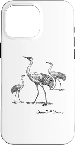 Vista 19 de Sandhill Crane Bird Ornithology Case for iPhone 17