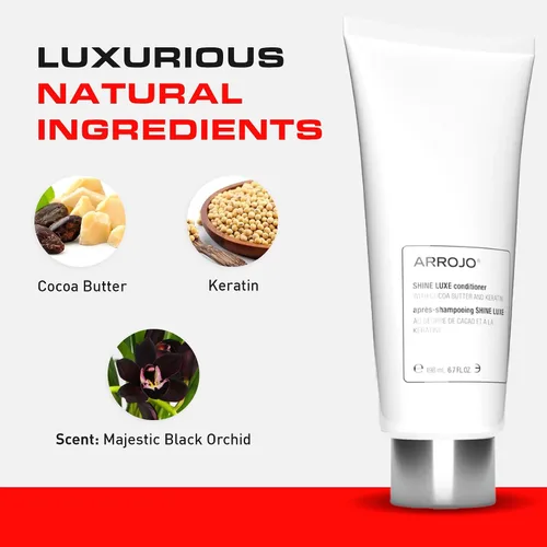 Vista 4 de ARROJO Acondicionador Shine Luxe, Majestic Black Orchid Parent