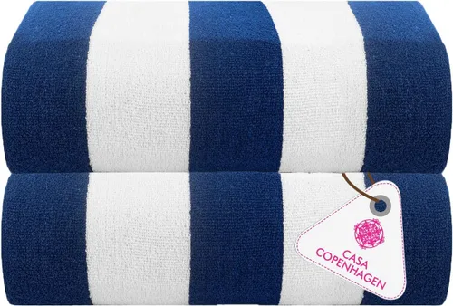 Vista 17 de CASA COPENHAGEN Exotic - Juego de 6 toallas de diseño de 100% algodón egipcio, color azul aguamarina, 550 GSM, 2 toallas de baño, 2 toallas de baño