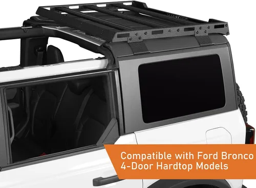 Vista 3 de Hooke Road Bronco - Barra transversal para cesta de carga trasera para Ford Bronco 2021-2026 de 4 puertas (excluye Bronco Sport)