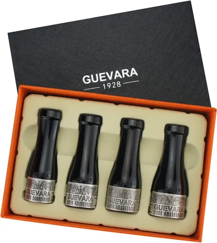 Vista 7 de Portafiltros de puros, juego portátil de boquilla para hombres y mujeres, soporte corto para puros con caja de regalo (dorado)