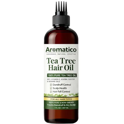 Vista 16 de Aromatico 100% Pure Argan Oil 7 fl oz – Lightweight, Non-Greasy Hair & Skin Oil for Smooth, Shiny Hair & Deep Moisture – Cold Pressed Multipurpose