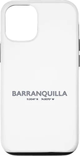 Vista 28 de Colombia City Coordinates - Barranquilla Case for iPhone 16