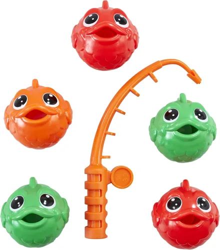 Vista 2 de Wahu Let's Go Fishin' - Juego de 6 juguetes de piscina y baño para niños a partir de 5 años, juego de juguetes de agua de pesca para niños con 1