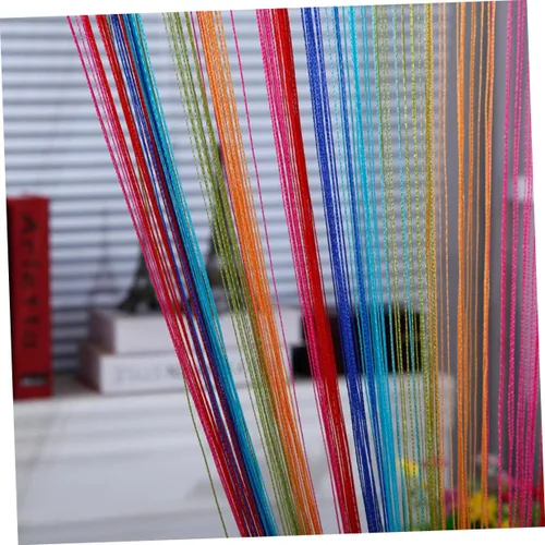 Vista 8 de Levemolo Panel de flecos con borlas, panel de flecos para puerta, panel de ventana de encaje, telón de fondo de fotos de boda, cortina de cinta
