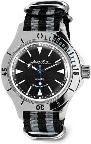 Vista 5 de Vostok Amphibia 120512 - Reloj de pulsera automático de buceo de cuerda automática 5 rayas