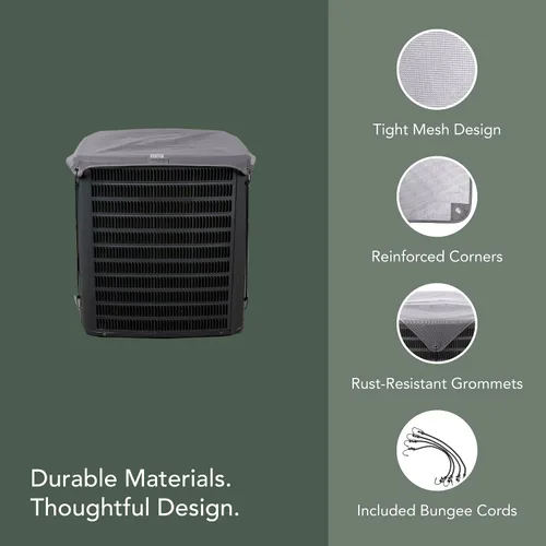 Vista 4 de Covermates Elite - Cubierta superior de malla para aire acondicionado, protector de CA resistente a la intemperie para exteriores, protector de aire