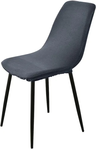 Vista 8 de Juego de 4/6/2 fundas elásticas de terciopelo para sillas de comedor, fundas de silla de comedor, estilo moderno, universal, sin brazos, protector