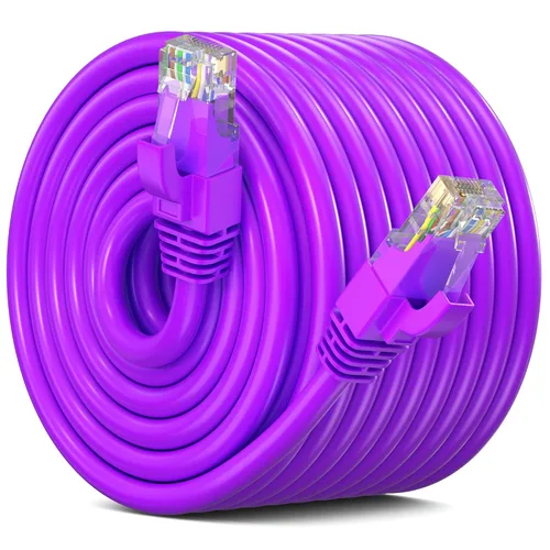 Vista 17 de Maximm Cable Ethernet Cat 6, cable de red y conexión de alta velocidad de 10 pies, UTP, 10 Gbps, cable Ethernet de 550 MHz, color naranja