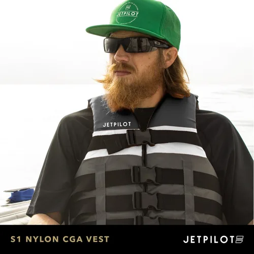 Vista 6 de Jet Pilot S1 - Chaleco de nailon CGA Wakeboard para hombre