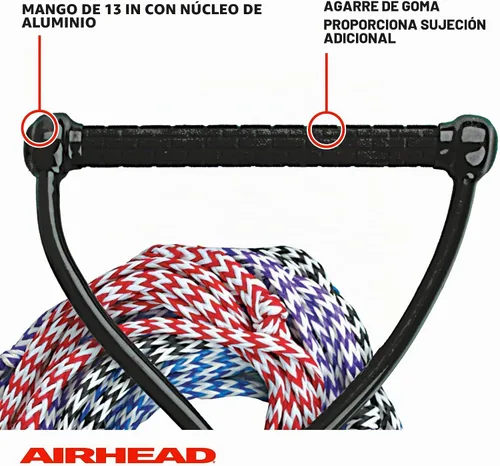 Vista 3 de AIRHEAD Arnés de remolque resistente Negro