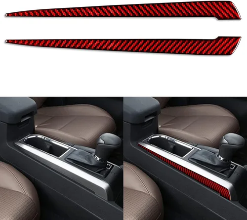Vista 22 de NVCNX Real Premium Fibra de carbono compatible con Toyota Tacoma 2016-2017 Accesorios Car Dash Bed Interruptor de luz Panel Panel Cubierta