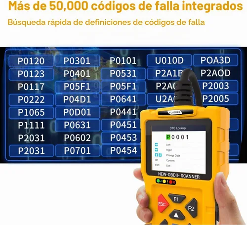 Vista 2 de Herramienta de diagnóstico del escáner T600 OBD2 con la impresión