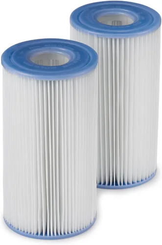 Vista 9 de INTEX 29002E - Cartucho de filtro de piscina tipo A: para bombas de filtro INTEX, fácil de limpiar, papel Dacron, filtración eficiente, paquete