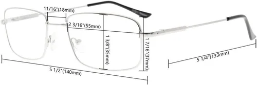Vista 4 de Eyekepper Lentes de luz azul para hombre, para dormir mejor el 97% con bloqueo de luz azul, lentes de titanio con memoria flexibles, lentes teñidas