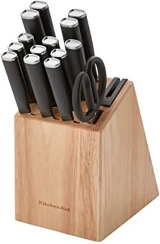 Vista 13 de KitchenAid - Cuchillo de pelar clásico con protector de extremo y cubierta de hoja a medida, de 3.5 pulgadas, cuchillo de cocina afilado, hoja