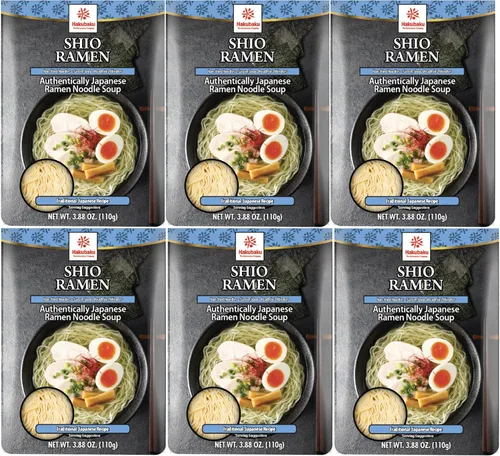 Vista 7 de Hakubaku Sopa japonesa de fideos ramen, MISO, 3.88 onzas (paquete de 6), auténtico ramen japonés no frito y fideos suaves, estable