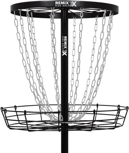 Vista 3 de Remix Deluxe Practice Basket for Disc Golf - Choose Your Color and