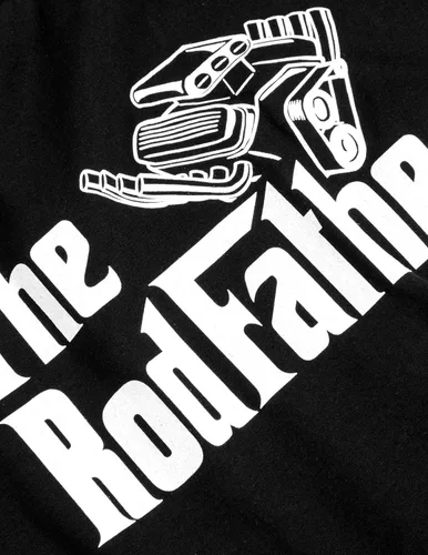 Vista 5 de The Rodfather Funny Hotrod Garage Joke Truck Car Guy Mechanic Auto Racing Hot Rod T-Shirt for Men Grandpa Dad