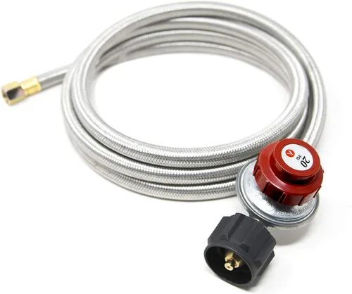 Vista 7 de Gas One 2113 - Regulador de propano 0-20 PSI con manguera de 4 pies
