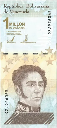 Vista 4 de 10 x 1,000,000 bolívares, TBB# 384, Auténticos Digitales de Polímero UNC, Total de Diez Millones de Soberano