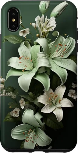 Vista 11 de Funda para iPhone 12 mini Sage green Wildflower Aesthetic Flower
