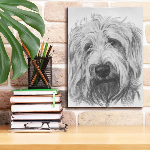 Vista 3 de Epic Graffiti 'Labradootle' de Barbara Keith, arte de pared en lienzo, 12 x 16 pulgadas