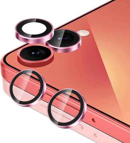 Vista 12 de Casetego Protector de lente de cámara para Galaxy Z Fold 8, [Diseño de purpurina mejorado], [Fuerte adherencia], lente de vidrio templado 9H negro