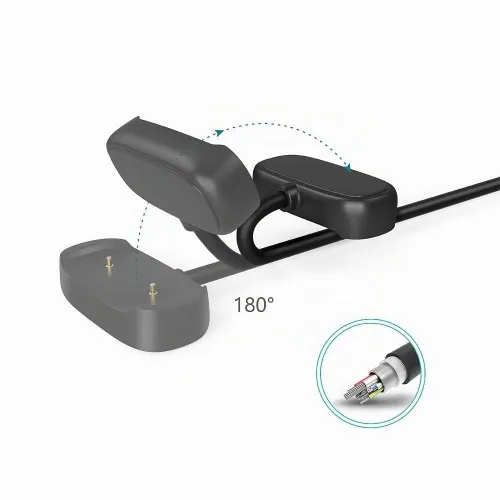 Vista 3 de Cable cargador para Amazfit Bip 5/Bip 5 Unity/Bip 3/Bip 3 Pro/GTS 4 Mini/Active/GTS 2/GTR 2/GTR Mini/GTS 2 Mini, cable de carga con cable USB de 3.3