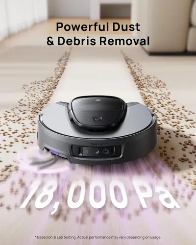 Vista 2 de 3i G10+ - Robot aspirador y trapeador, 18,000 Pa de succión, 60 días de limpieza sin manos con compresión silenciosa de residuos, navegación