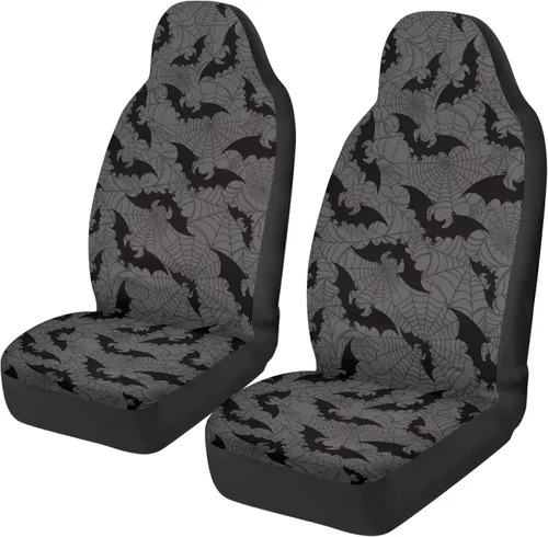 Vista 35 de Juego de 2 fundas de asiento delantero de automóvil, con diseño de bandera estadounidense, juego de 2 accesorios automotrices extraíbles, ajuste