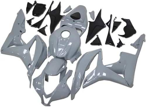 Vista 19 de Carenado negro brillante para Honda 2007 2008 CBR600RR CBR 600RR nueva inyección ABS plásticos cuerpo kit cuerpo trabajo 07 08