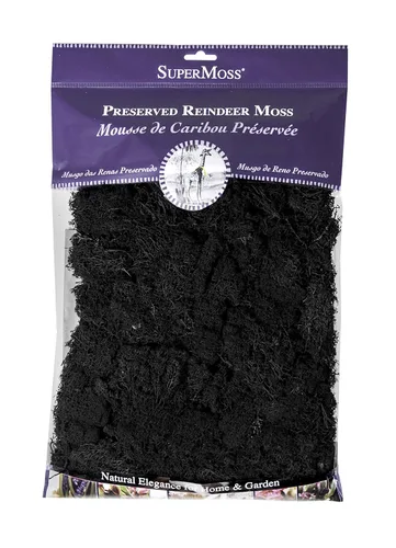 Vista 42 de SuperMoss 21786 Musgo de Reno Preservado Negro, Aprox. 3 lb Estuche a Granel