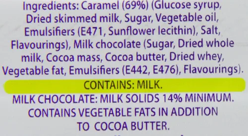Vista 3 de Caramelo rizado de Cadbury, 0.9 oz, 60