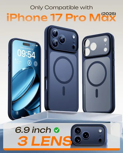 Vista 423 de TOCOL Funda para iPhone 11, compatible con Magsafe, protección completa de cámara, imanes integrados, protección contra caídas, funda translúcida