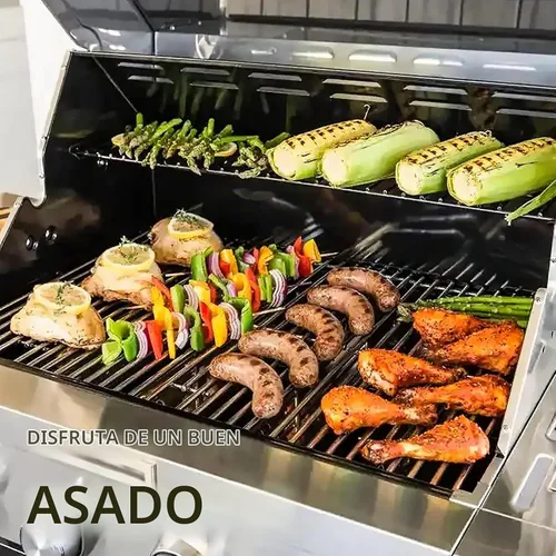 Vista 7 de Hisencn Piezas de parrilla para Kitchen Aid 720-0954, 720-0954GA, 720-0733 Plateado y negro
