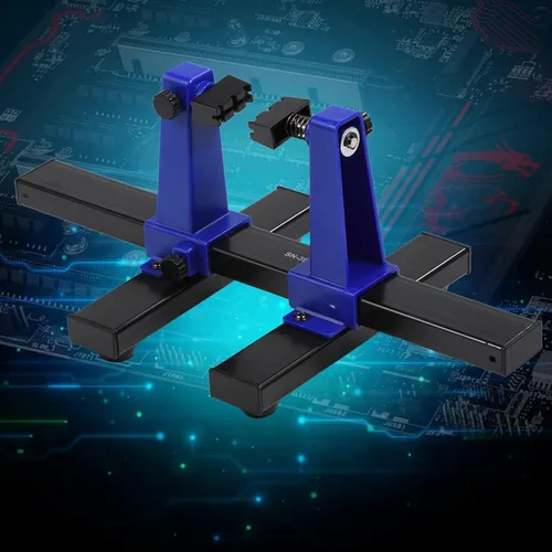 Vista 3 de Joyzan - Soporte para placa de circuito, kit de sujeción ajustable para soldadura PCB
