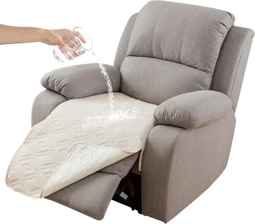 Vista 54 de Genina Juego de 2 Fundas de Reposabrazos para Sofá 100% Impermeables, Fundas para Reposabrazos de Sofá, Sillón, Protectores Antideslizantes