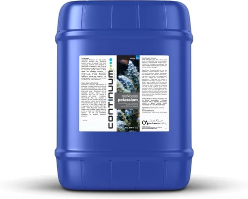 Vista 4 de Continuum Aquatics Reef Basis Potassium - Suplemento iónico concentrado de potasio para todos los acuarios marinos de peces y arrecifes, 2 litros
