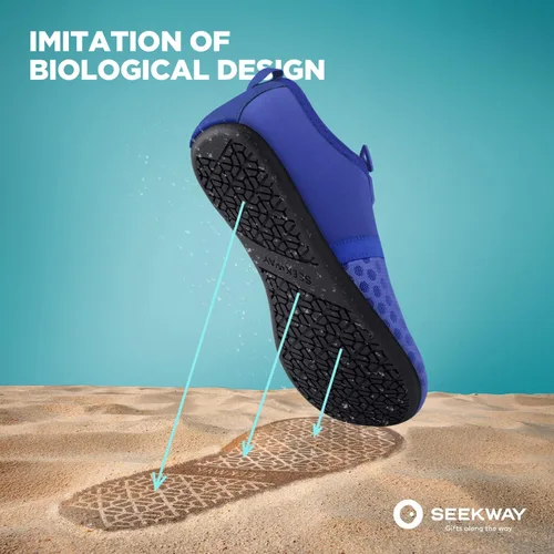 Vista 3 de SEEKWAY SK001 - Zapatos acuáticos de secado rápido para playa, piscina, natación, río, yoga, lago, surf, mujeres y hombres