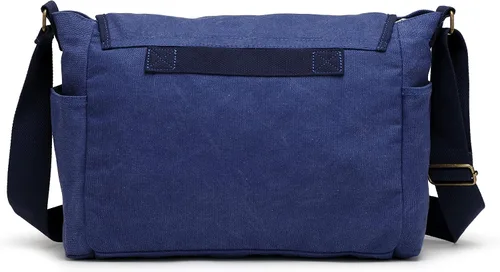 Vista 6 de Sechunk Bolso bandolera grande de lona, bolso cruzado