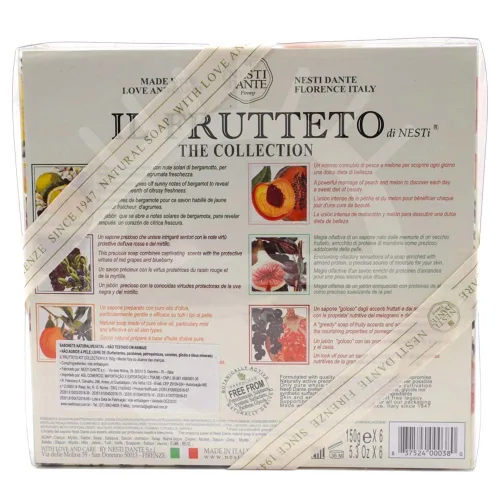 Vista 3 de Nesti Dante IL Frutteto Jabones de regalo, 5.3 onzas (paquete de 6)