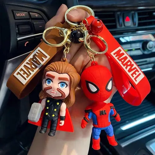 Vista 5 de Iron ManAvengers - Llavero de peltre con logotipo de ManAvengers, llavero para hombre con anillos de metal de aleación desmontables