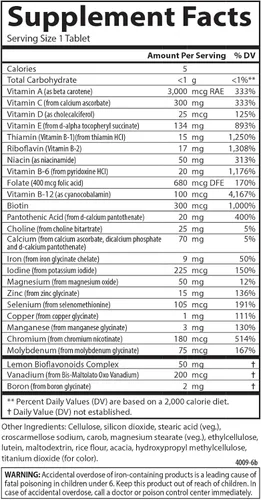 Vista 7 de Carlson - Super 1 Diario, Fórmula múltiple vegetariana, multivitamínico, bienestar óptimo, 60 tabletas
