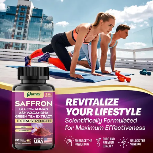Vista 6 de Mio-inositol + azafrán – Balance hormonal y apoyo metabólico con D-Chiro, DIM, berberina y ashwagandha + mezcla de azafrán 6 en 1 con luteína