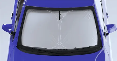 Vista 4 de Autotech Park Parasol plegable compatible con Volvo XC40 SUV 2019-2026, reflectante UV y fácil almacenamiento, ajuste personalizado para parabrisas